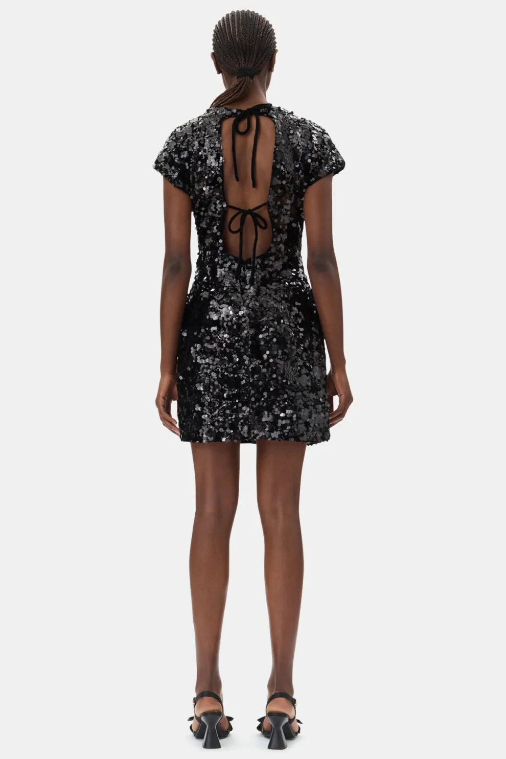 Ganni - Velvet Sequins Mini Dress