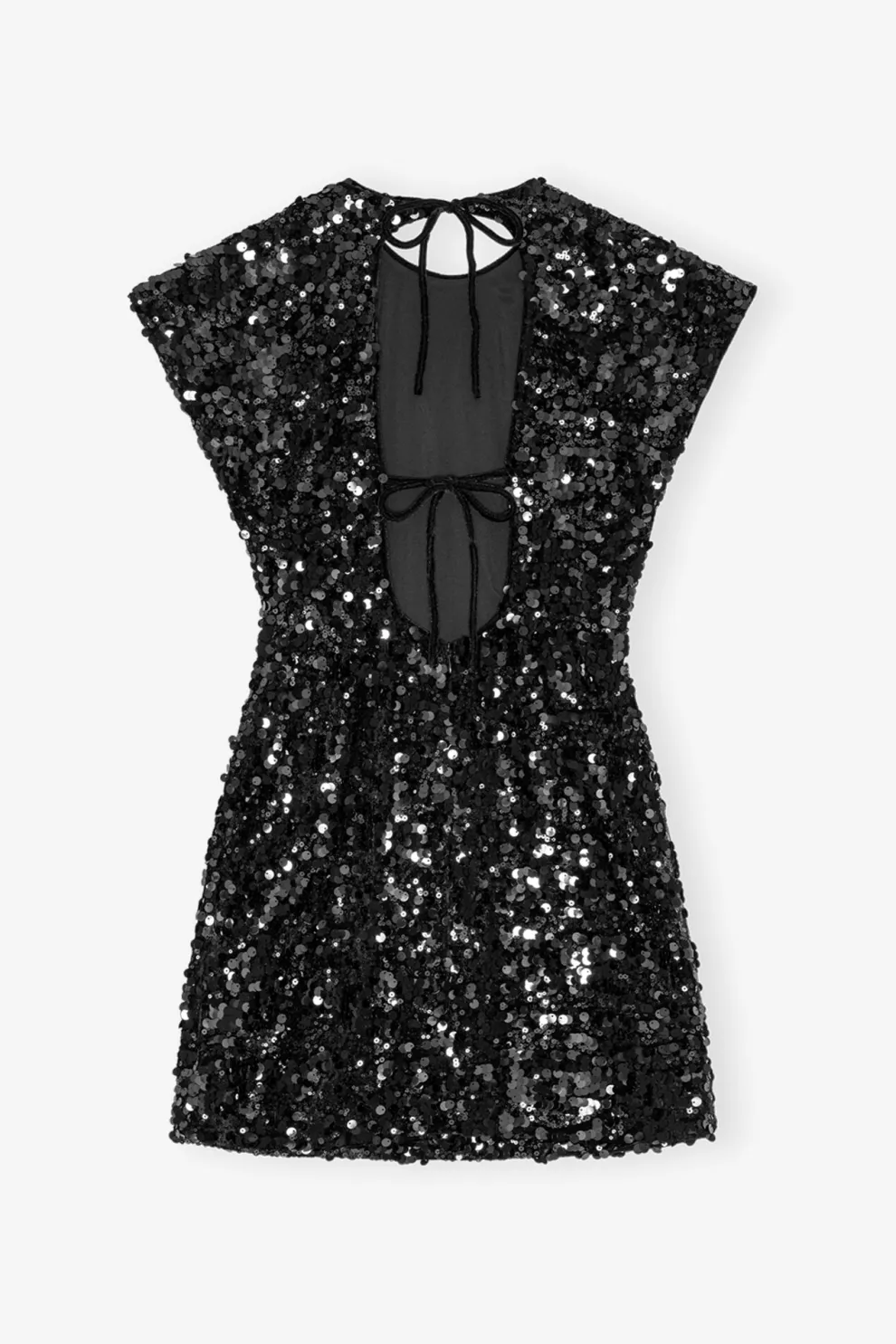 Ganni - Velvet Sequins Mini Dress