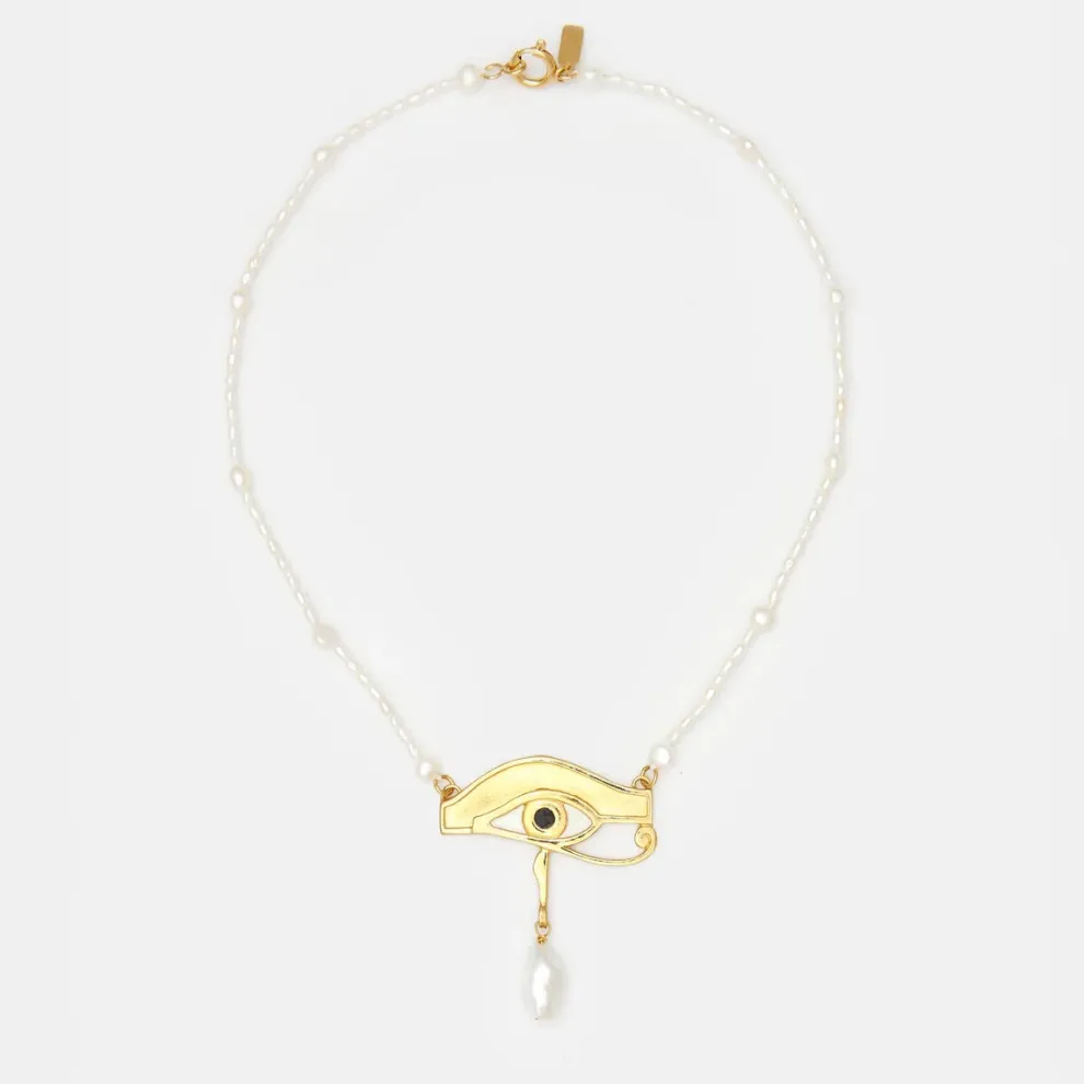 Deux Lions - Xaviera Keshi Pearl Necklace