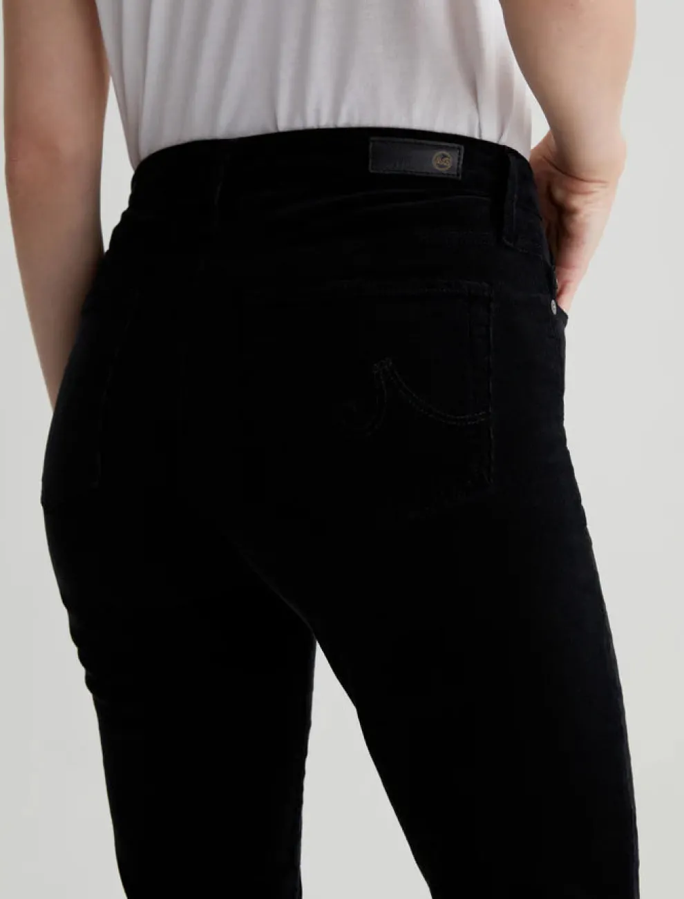 AG Jeans - Mari Corduroy Mid-Rise Slim Straight