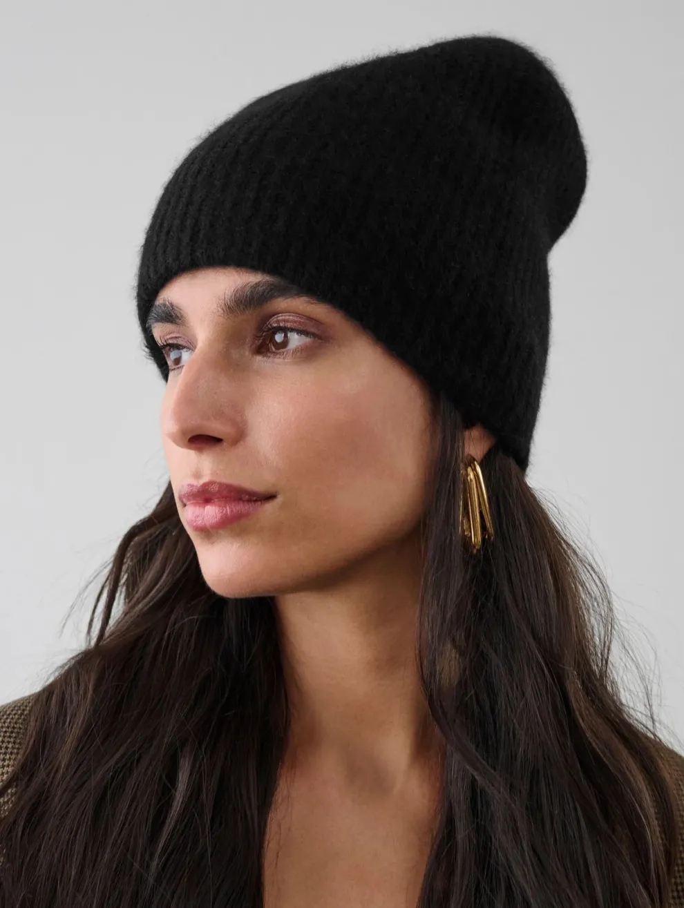 White + Warren - Cashmere Plush Rib Beanie