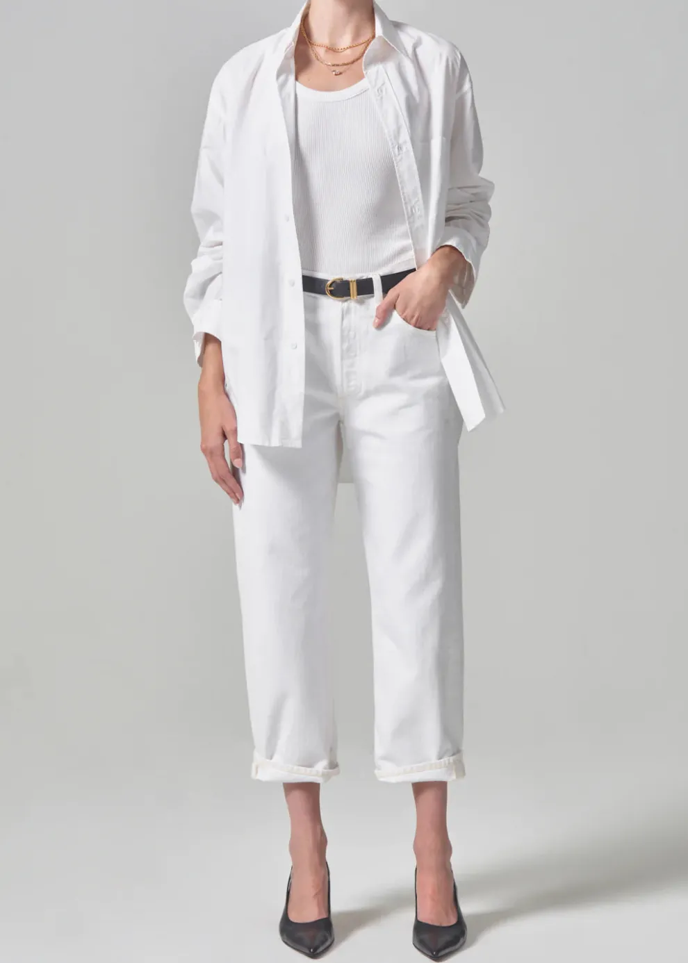 Citizens of Humanity - Dahlia Bow Leg Baby Roll Jeans