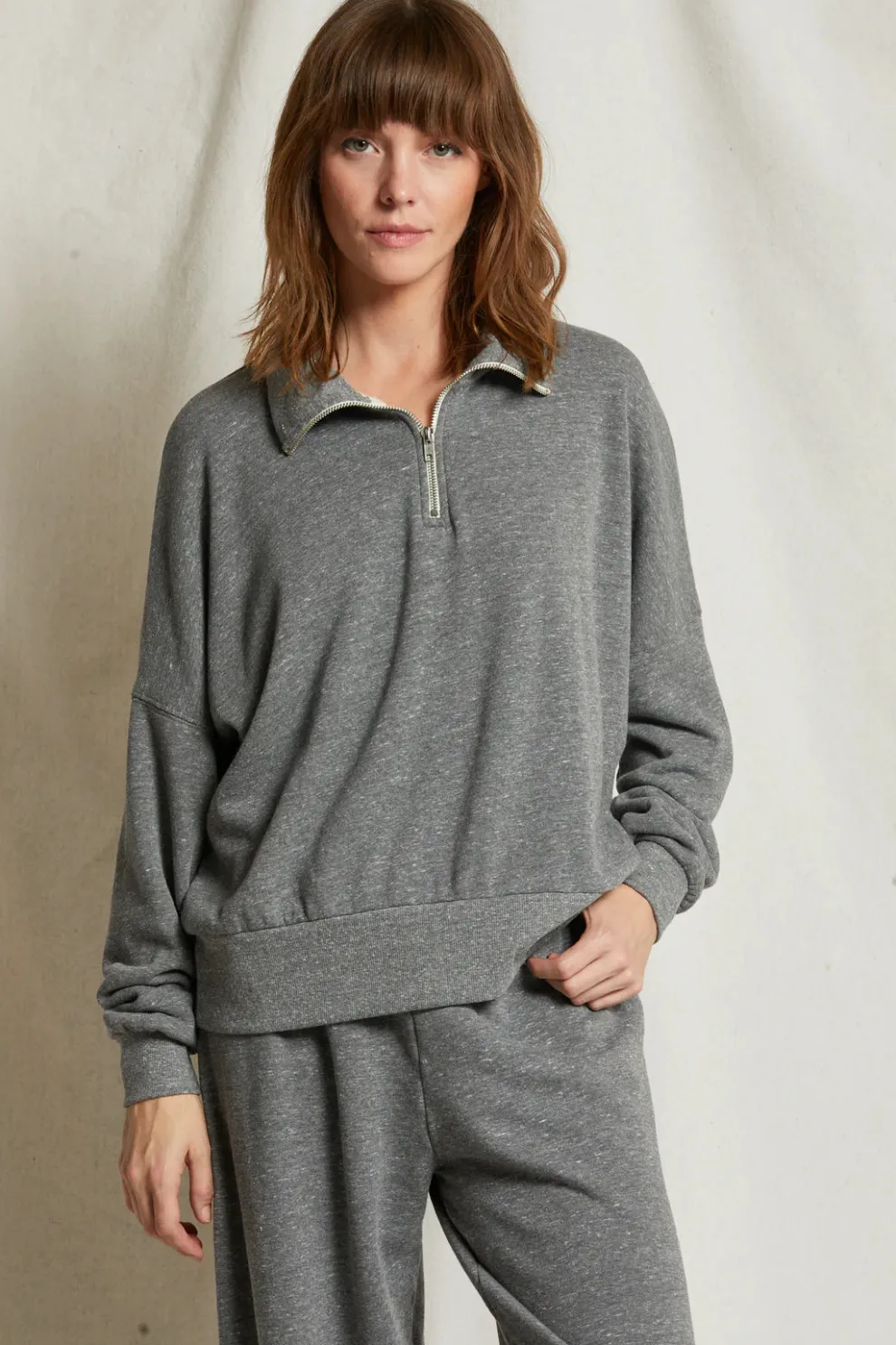 Perfectwhitetee - Drake Luxe Fluff Fleece Half Zip