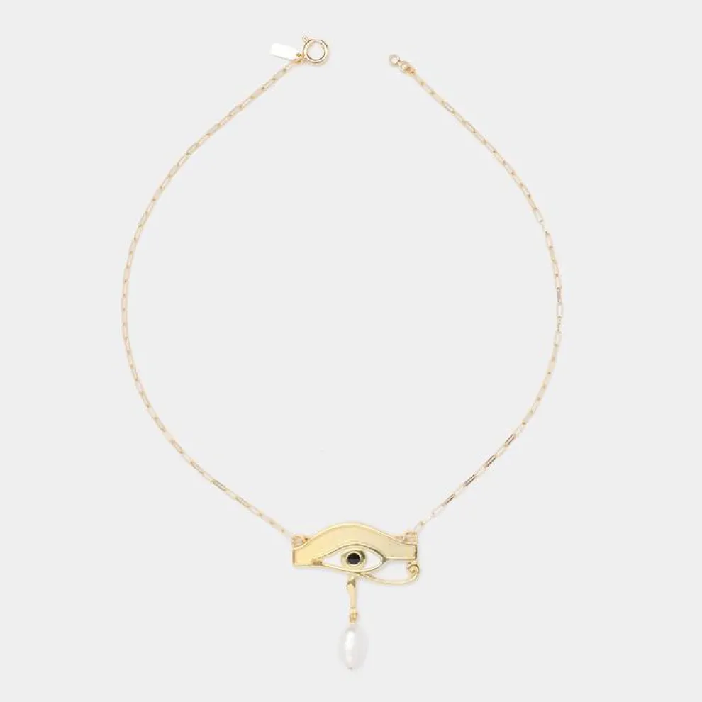 Deux Lions - Resin Maryam Pearl Necklace