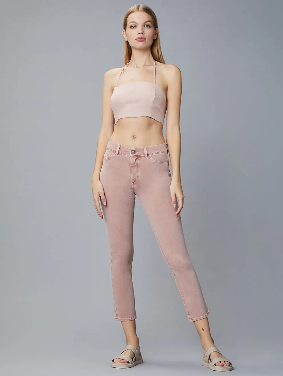 DL1961 - Mara Instasculpt Straight Mid Waist Crop